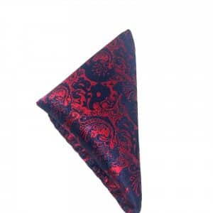 Poszetka Czerwona Paisley