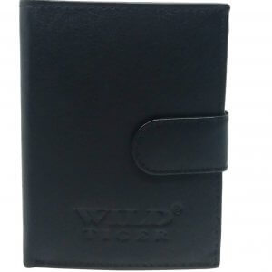 Portfel męski Wild Tiger Czarny Skórzany
