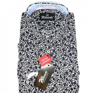 Koszula Wiliński Wzór Czerń