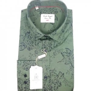 Koszula Kudi Ciemno Zielona