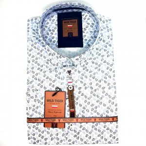 Koszula Wild Tiger Niebieskie Listki