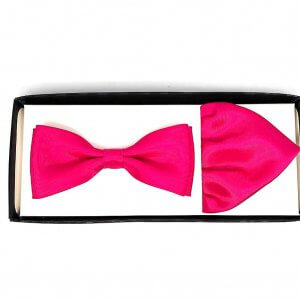 Mucha z Poszetką Amarantowa