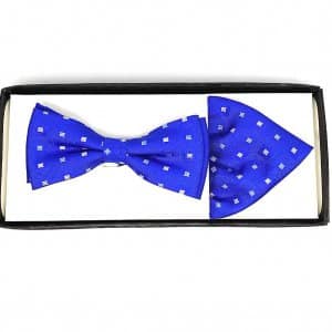 Zestaw mucha plus poszetka szafir