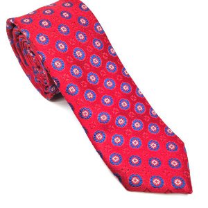 Elegancki Krawat Szafir wzór