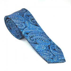 Krawaty Elegancki Krawat Turecki Niebieski
