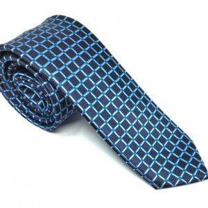 Elegancki Krawat Jasna Kratka