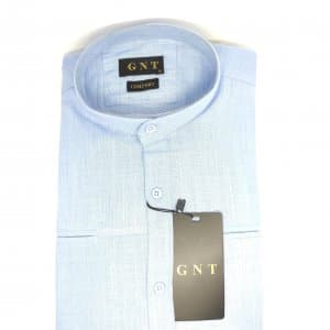 Koszula ze Stójką Jasno Niebieska