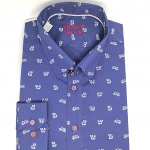 Koszula Trafox Granatowa Koty