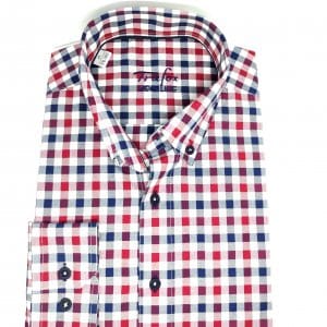 Koszula Trafox Czerwono Granatowa