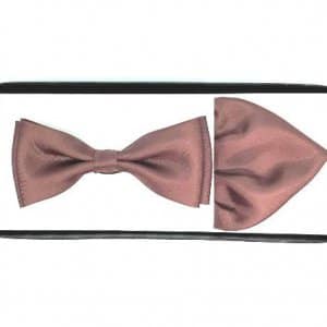 Mucha z Poszetką Brązowa