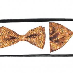 Mucha z Poszetką Miedziana Wzorek