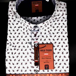 Koszula Wild Tiger Biała Krople