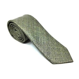 Elegancki Krawat Zielonkawy