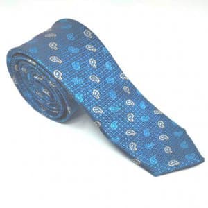 Elegancki krawat granat lezki