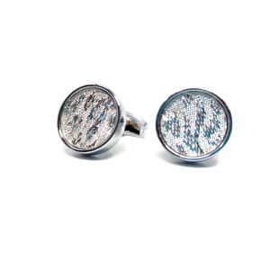 Spinki do mankietów Srebrne Okrągłe