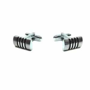 Spinki do mankietów Czarne Paski