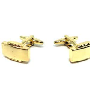 Spinki do mankietów Złote Prostokąciki