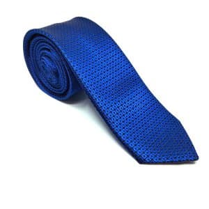 Elegancki Krawat Kobaltowy