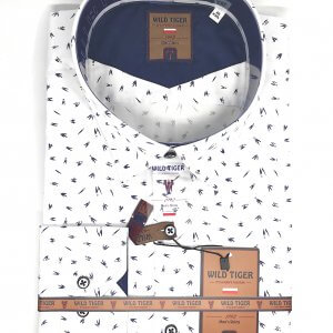 Koszula Wild Tiger Biała Granat