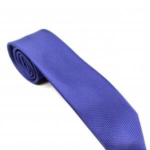 Elegancki Krawat Szafirowy Wzorek