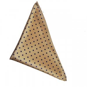 Poszetka Złota w Kropki