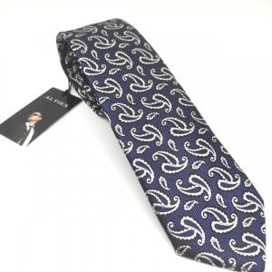 Elegancki Krawat Białe Łezki