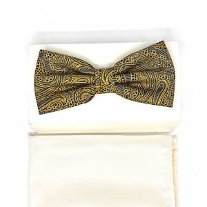 Mucha z Poszetką Złoty Wzór