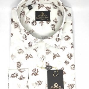 Koszula Kudi Brązowe Liście