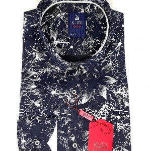 Koszula Granatowa Wzór