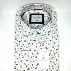 Koszula Kudi Royal Kółka-Liście