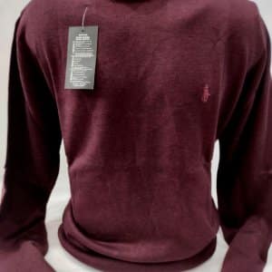 Sweter Męski Bordowy
