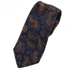 Elegancki Krawat Wzorek Turecki