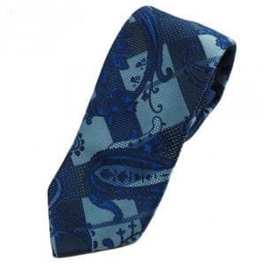 Krawaty Elegancki Krawat Niebiesko Błękitny