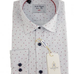 Koszula Kudi Royal Kwiatki-Kropki