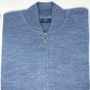 Swetry Sweter rozpinany niebieski