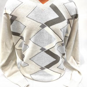 Sweter Wzór Geometryczny
