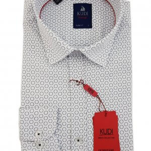 Koszula Kudi Popielate Kółka