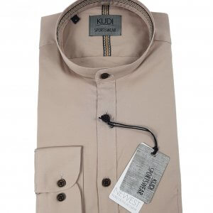 Koszula Kudi Beżowa Stójka