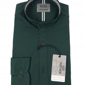 Koszula Kudi Zielona Stójka