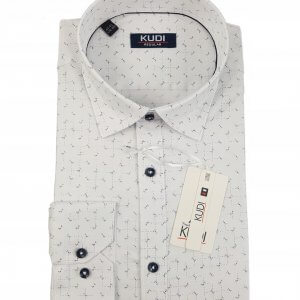 Koszula Granatowy Wzór Slim