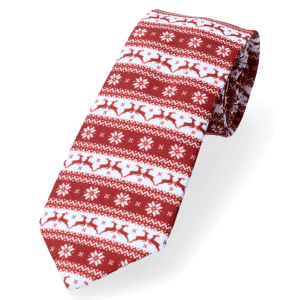 Krawaty Krawat Świąteczny Renifery