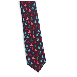 Krawaty Świąteczny Krawat Choinki